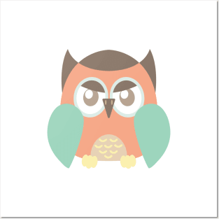 Angry little owl Posters and Art